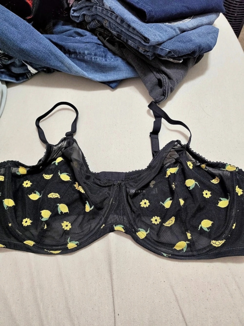 TORRID Balconette Unlined Mesh Bra 46DDD/46F